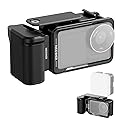 NEEWER Cage and Side Handle Accessories Kit Compatible with DJI Osmo Action 5 Pro / 4/3 Camera, Protective Metal Video Rig Magnetic Adapter Mount Cold