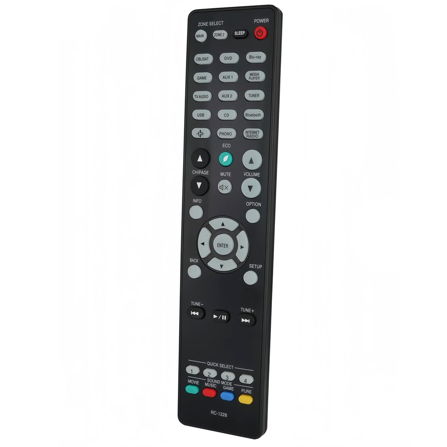 RC-1228 Sub RC-1227 RC-1217 RC-1218 RC-1192 Replacement Remote Fit for Denon Integrated Network AV Receiver AVR-X3600H AVR-X2600H AVR-S950H AVR-X3500H