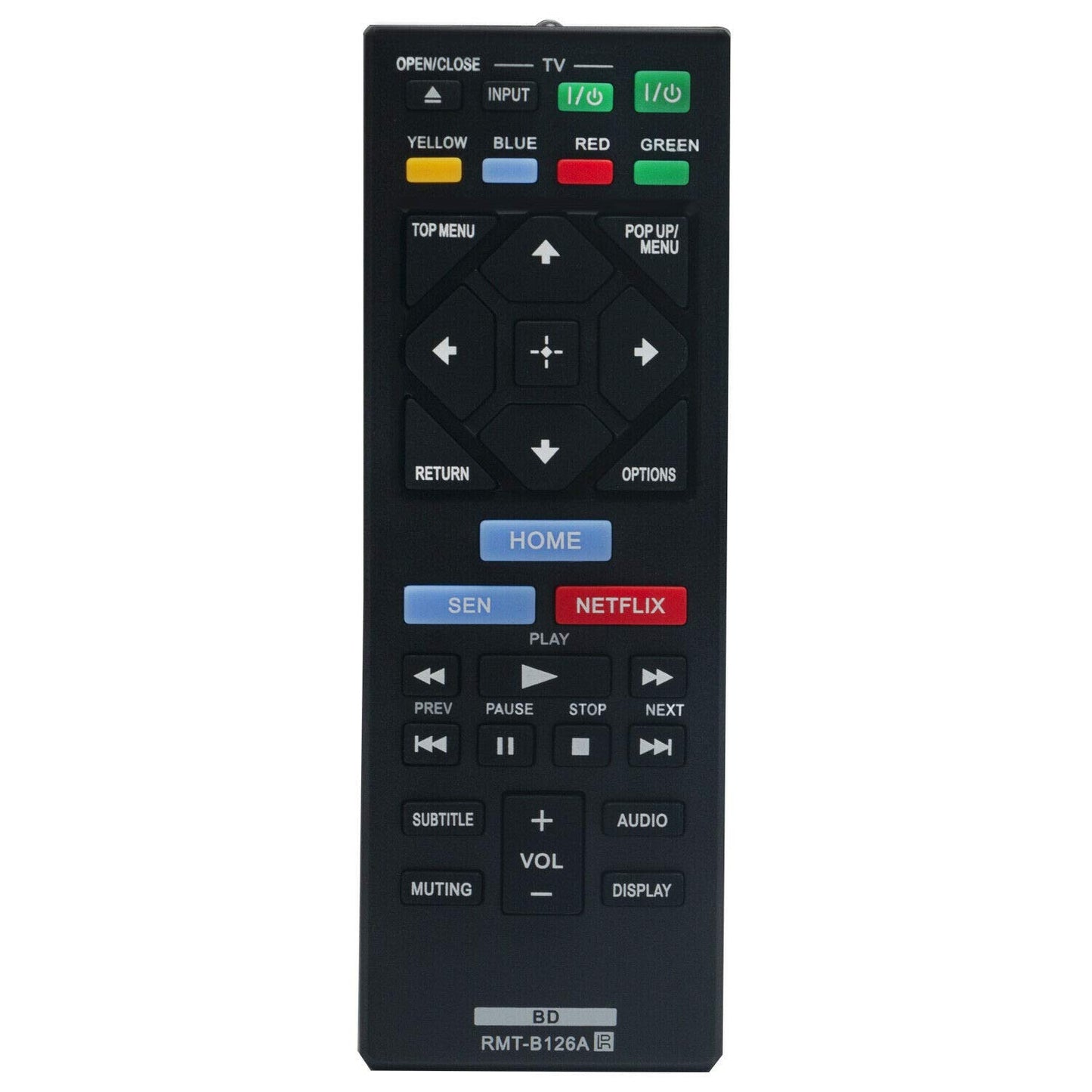 RMT-B126A Replace Remote fit for Sony Blu-ray Player BDP-S6700 BDP-S3700 BDP-S1700