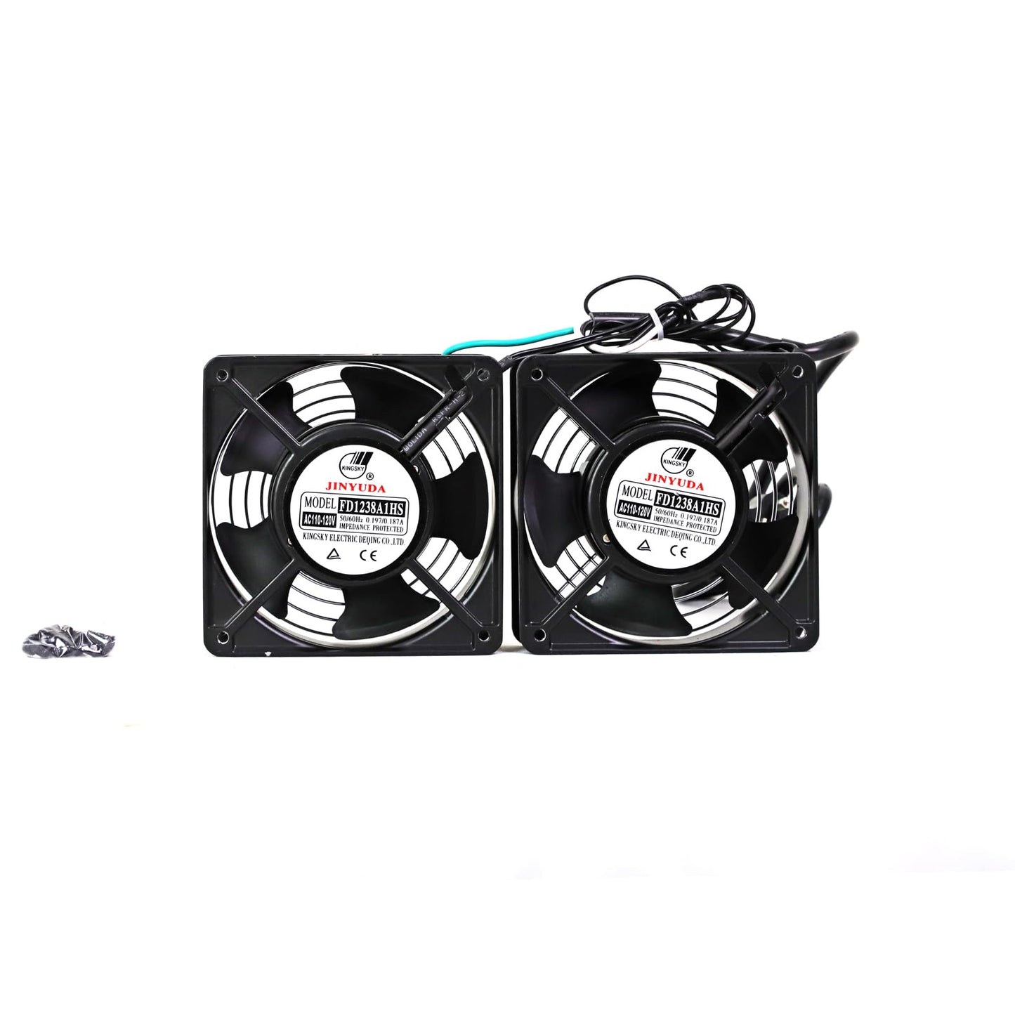 AEONS Quiet Wall Mount Cabinet Server Rack Roof 120mm Cooling Fan System - Cooling AV Home Theater Network 19” Rack Enclosure - Dual 2pc Kit Aluminum