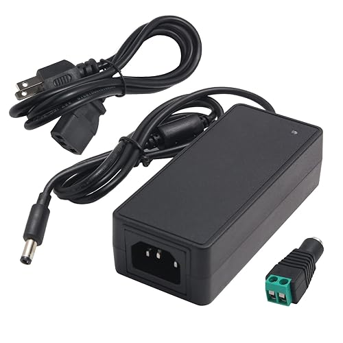 YOOFONE 5V Power Supply 5A 25W AC/DC Adapter LED Driver 100-240V AC to DC 5 Volt 5amp 4.5A 4A 3.5A 3A Converter Transformer 5.5x2.5mm Tip for WS2811…