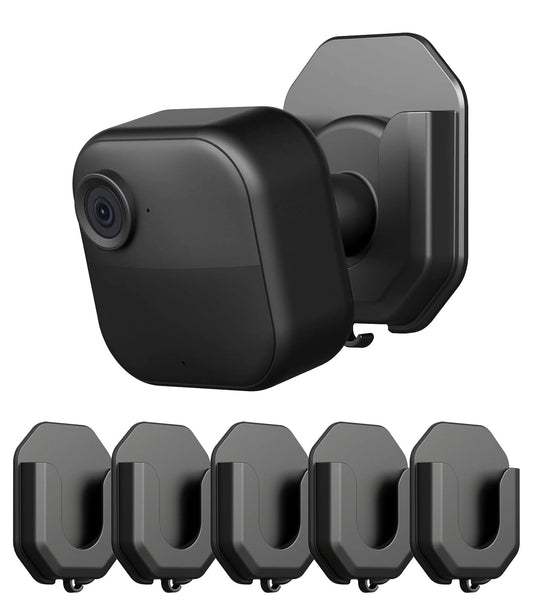 5 Pack Blink Camera Wall Mount No Drill No Screws Holder Compatible with Blink Outdoor 4/Mini/Mini 2 / Ring Indoor Cam (2nd Gen) Cameras Adhesive Wall