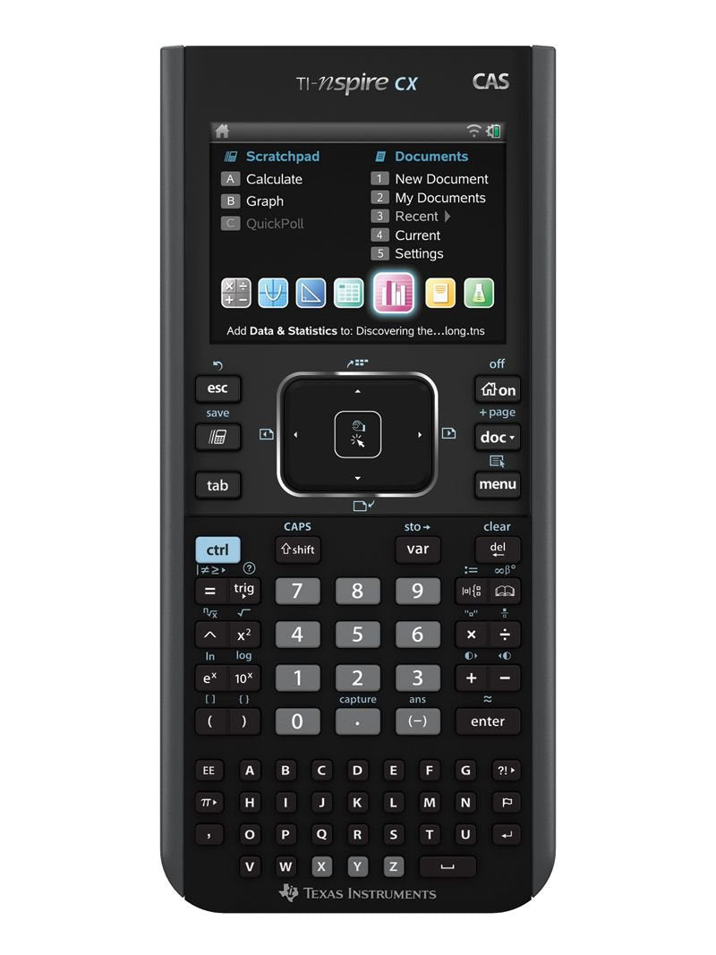 Texas Instruments Nspire CX CAS Graphing Calculator, Frustration Free Package