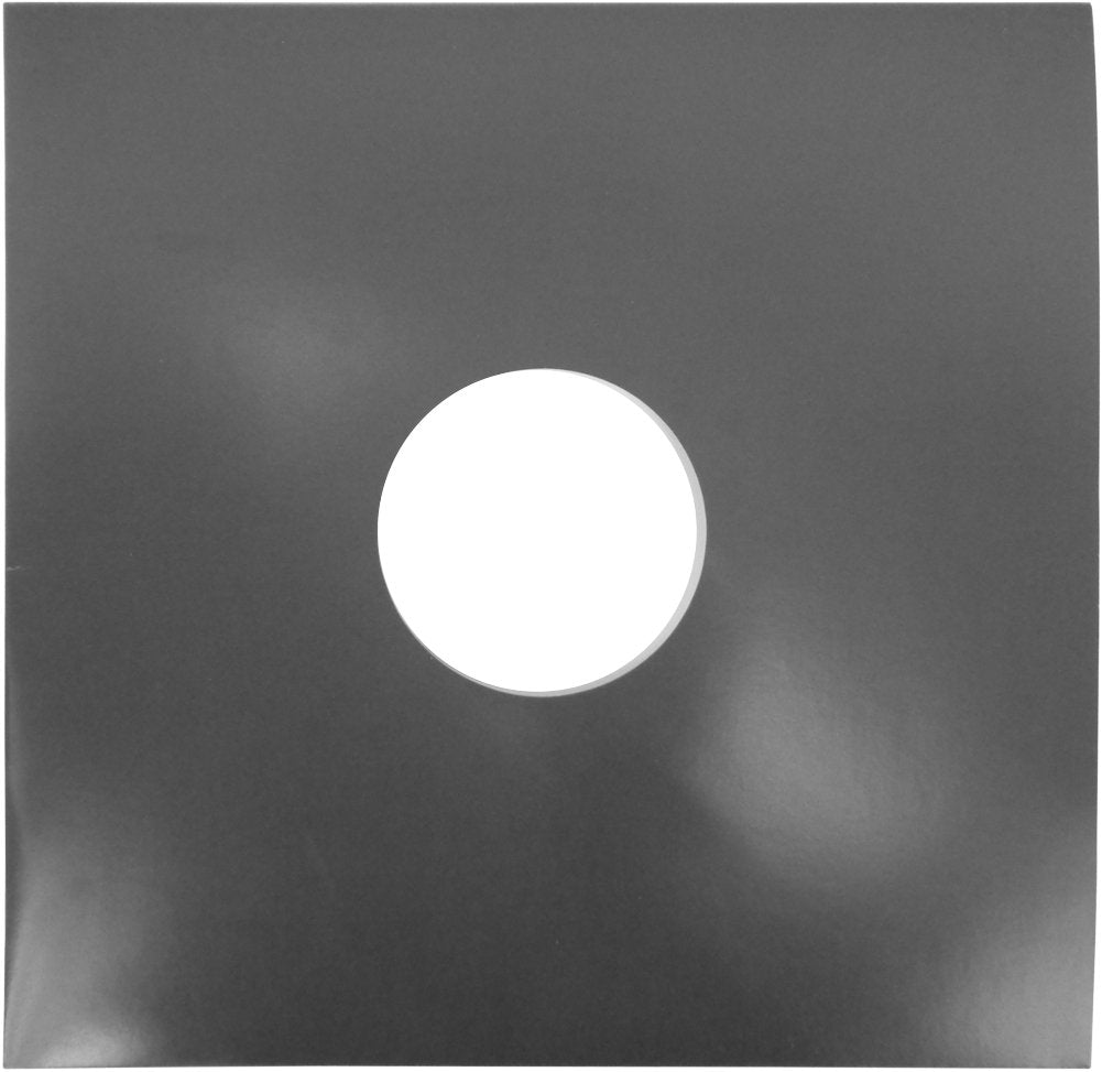 (50 Pack) 12 inch LP Gray Record Jacket Covers - with Hole to View Center Label - Protect Your Vinyl #12JWGYHH