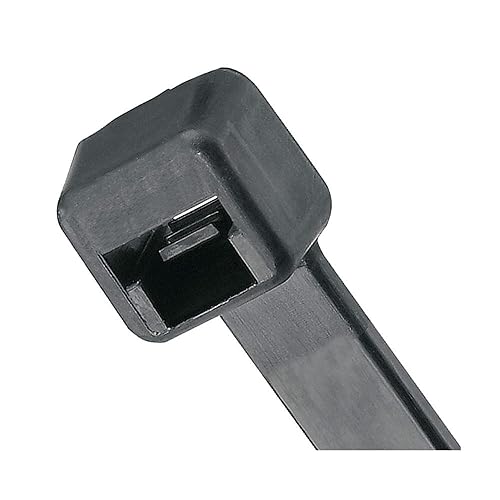 Panduit PLT1M-C0 Pan-Ty Locking Tie, Miniature, 3.9-Inch Length, Weather Resistant Nylon 6.6, Black (100-Pack)