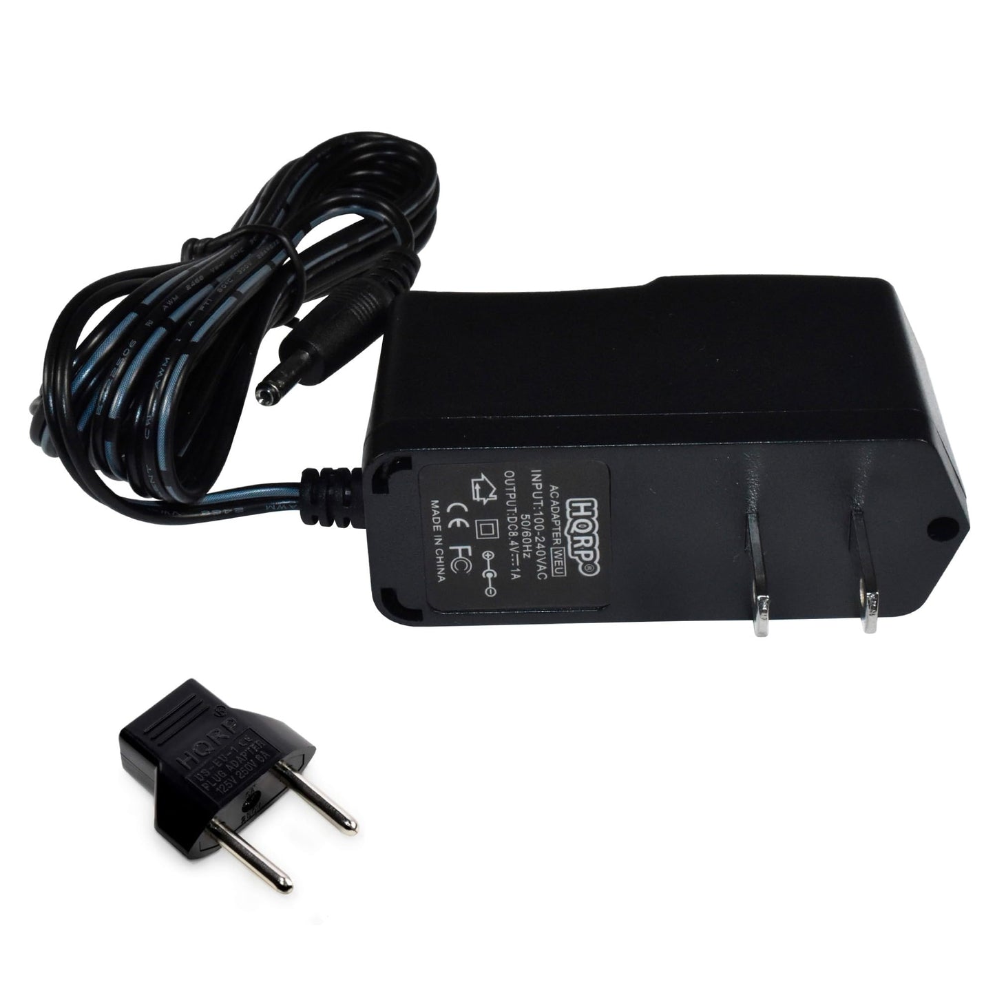 HQRP AC Adapter 8.4V 1A 3.5x1.35mm Connector Compatible with Verifone Nurit 8000 Wireless Palmtop Terminal Charger Power Supply Cord PSU…