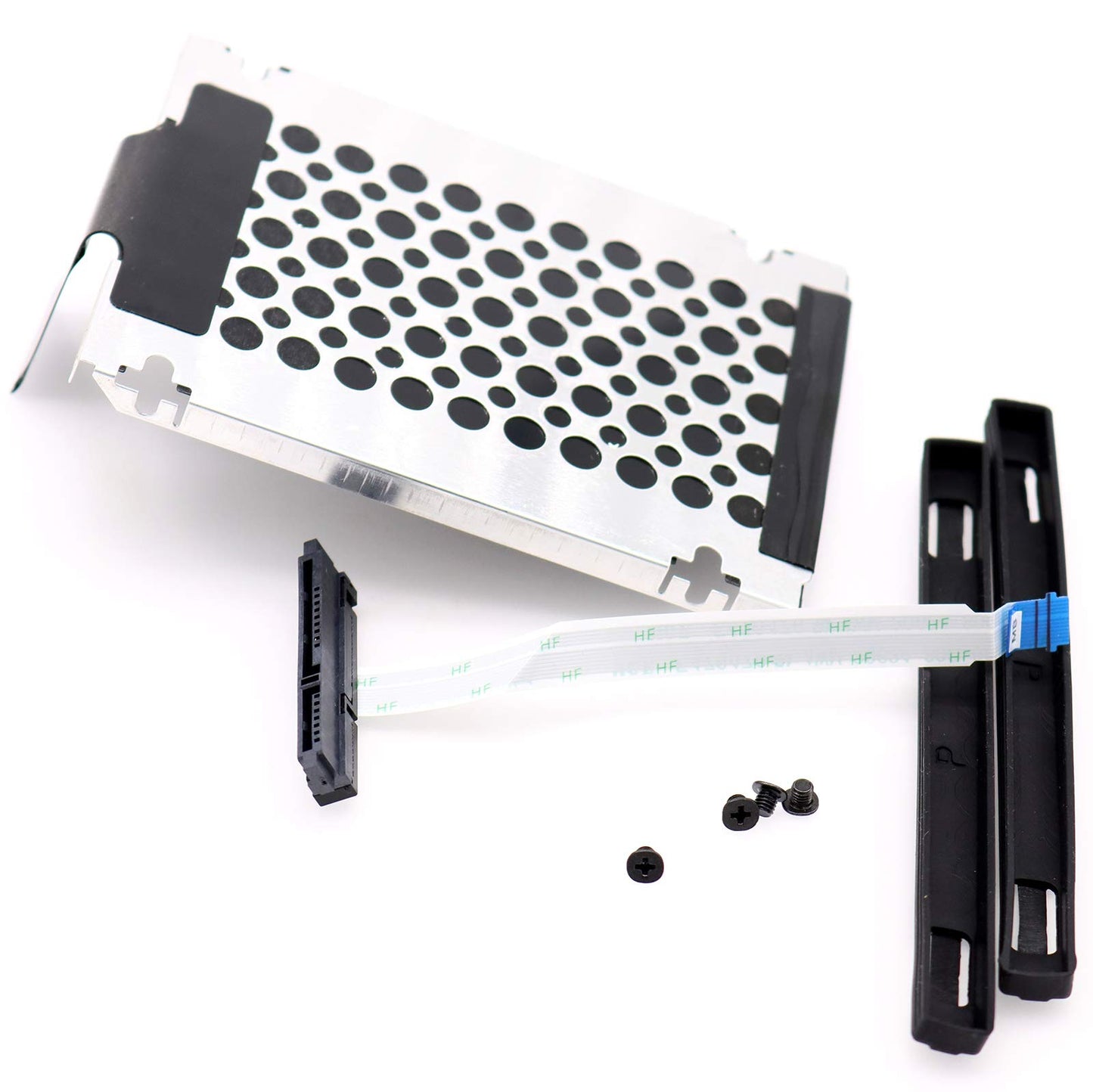 Deal4GO 2.5" SATA Hard Drive Caddy Bracket w/ 11-pin HDD Cable Connector for HP Envy X360 15-CN 15-BR 15-CR 14-BA 14-AC 14-CE 14-CD 14-AF 14T-CD
