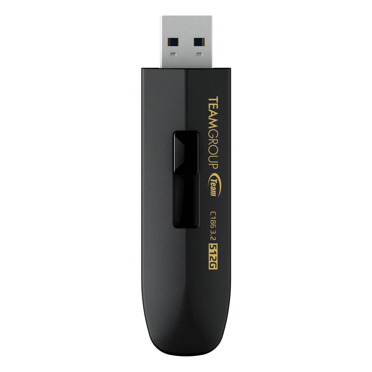 TEAMGROUP C186 512GB USB 3.2 Gen 1 (USB 3.1/3.0) Read 100MB/s Flash Thumb Drive, External Data Storage Memory Stick Compatible with Computer/Laptop