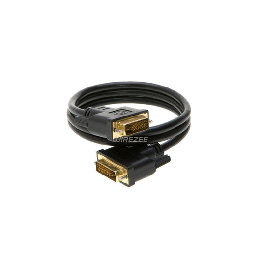 DVI-D Cable Dual Link DVI to DVI Male Wire 24+1 Pin 3ft 6ft 10ft 15ft 25ft (6FT)