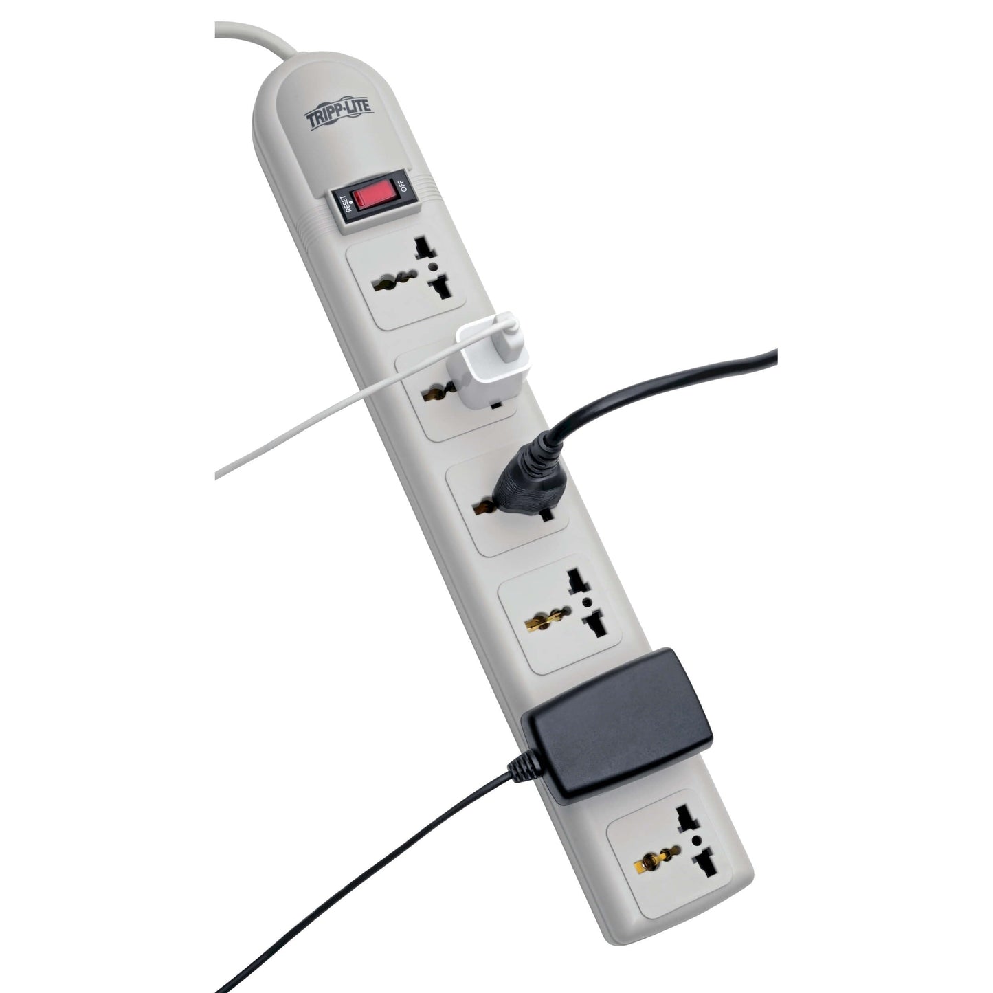Tripp Lite SUPER6OMNID INTL SURGE PROTECTOR 6OUT STRIP 220V-250V UNIVERSAL OUTLET 1.8M CRD
