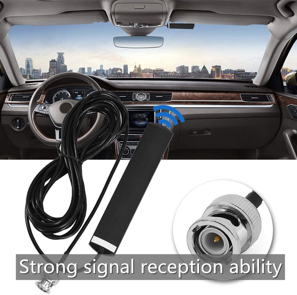 30MHz-1200MHz Mobile Radio Antenna Wide-Band Receive Scanner Antenna Glass Mount with BNC Connector,for Trunked Radio Scanner Antenna Scanner Radio