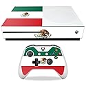 MightySkins Skin Compatible with Microsoft Xbox One S - Mexican Flag | Protective, Durable, and Unique Vinyl Decal wrap Cover | Easy to Apply, Remove
