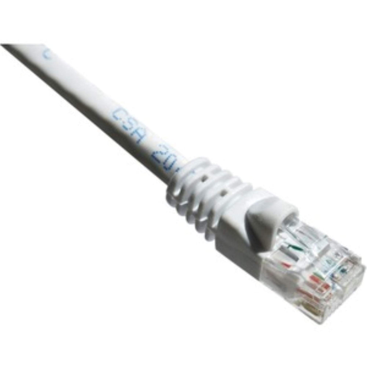 Axiom 10FT CAT6A White Molded Boot