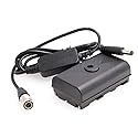 SZRMCC Hirose 4 Pin Male to NP-F970 Dummy Battery for Sony F5 F55 Camera to Atomos Shogun Ninja Inferno Monitor