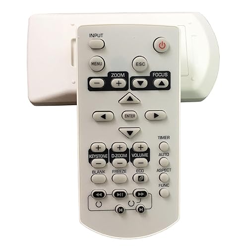 Replacement Projector Remote Control Compatible for Casio YT-130, YT-131, YT-141, YT-150, YT-161, XJ-A142, XJ-A147, XJ-A242, XJ-A247, XJ-A252, XJ-V1