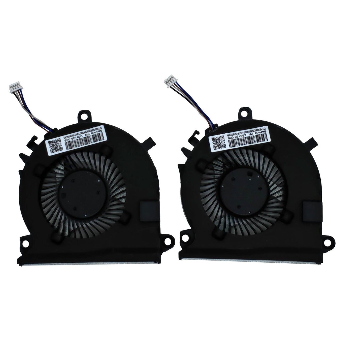 Replacement CPU+GPU Fan for HP Pavilion Gaming 15-EC Series Cooling Fan 15-EC0013D Service PN: L77560-001 DC5V 0.5A 1PCS