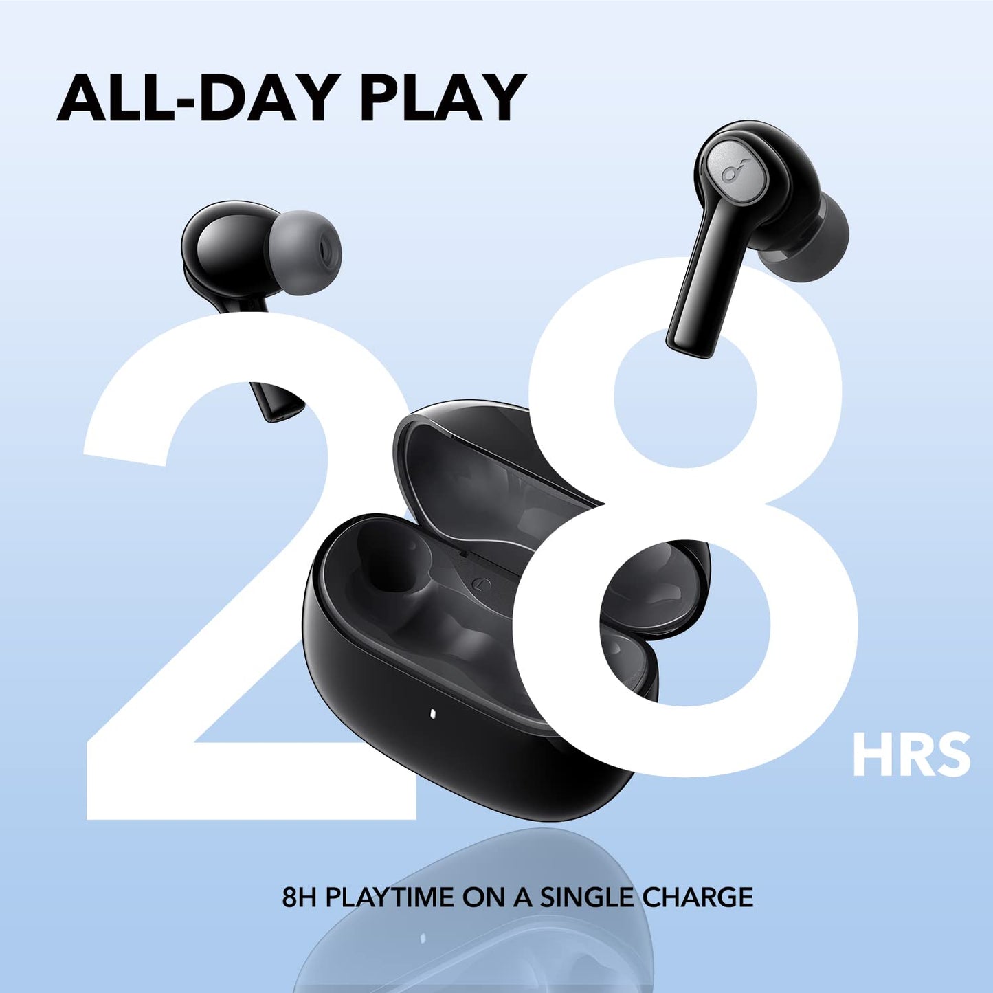 Soundcore by Anker Life P2i True Wireless Earbuds, AI-Enhanced Calls, 10mm Drivers, 2 EQ Modes, 28H Playtime with Fast Charging, Bluetooth 5.2