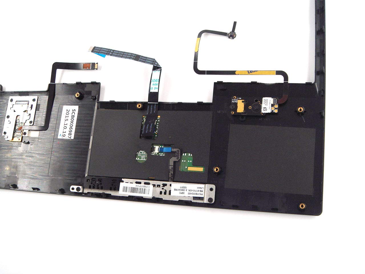Genuine Parts for Lenovo ThinkPad P51 15 inch Upper case Palmrest Keyboard Bezel with Fingerprint and Color Sensor 01HY708