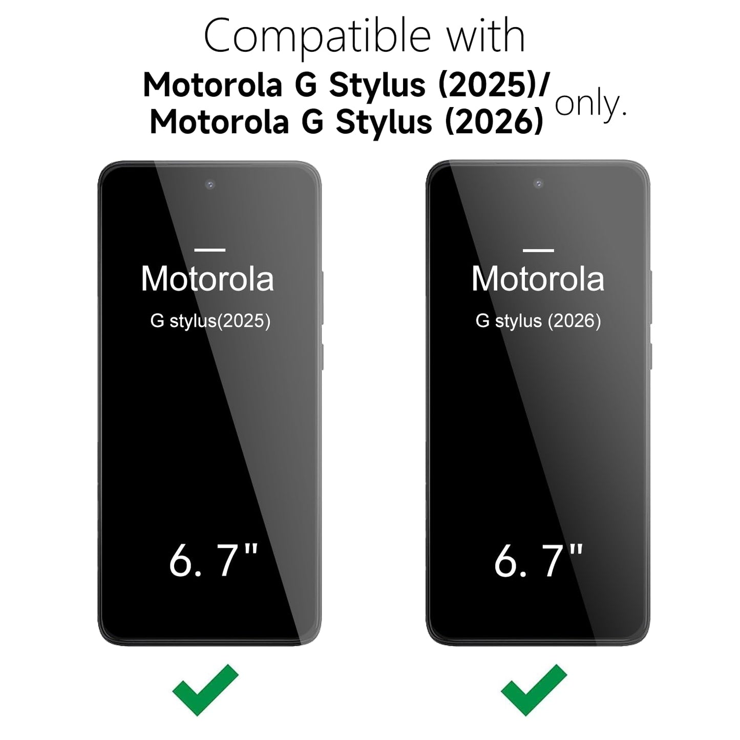 oakxco for Motorola Moto G Stylus 2025/ G Stylus 2026 Case Clear, Thin Slim Grip Soft Rubber Gel Protective Phone Case for Women, Matte Plain Solid