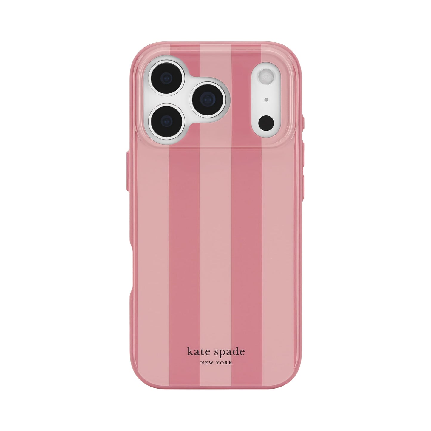 kate spade new york iPhone 17 Pro Case - Stripe Rose Coral