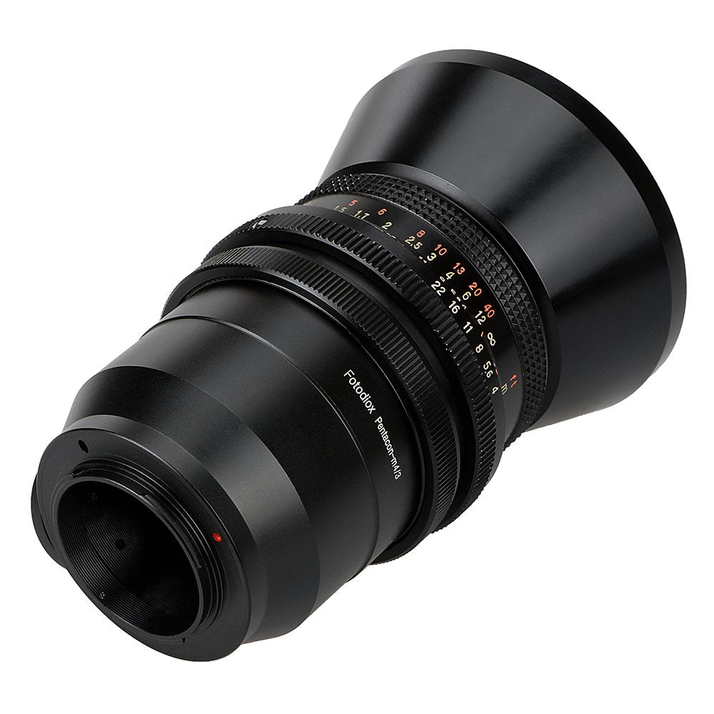 Fotodiox Lens Mount Adapter - Pentacon 6 (Kiev 60) SLR Lens to Micro Four Thirds (MFT, M4/3) Mount Mirrorless Camera Body, Black, (P6-MFT)