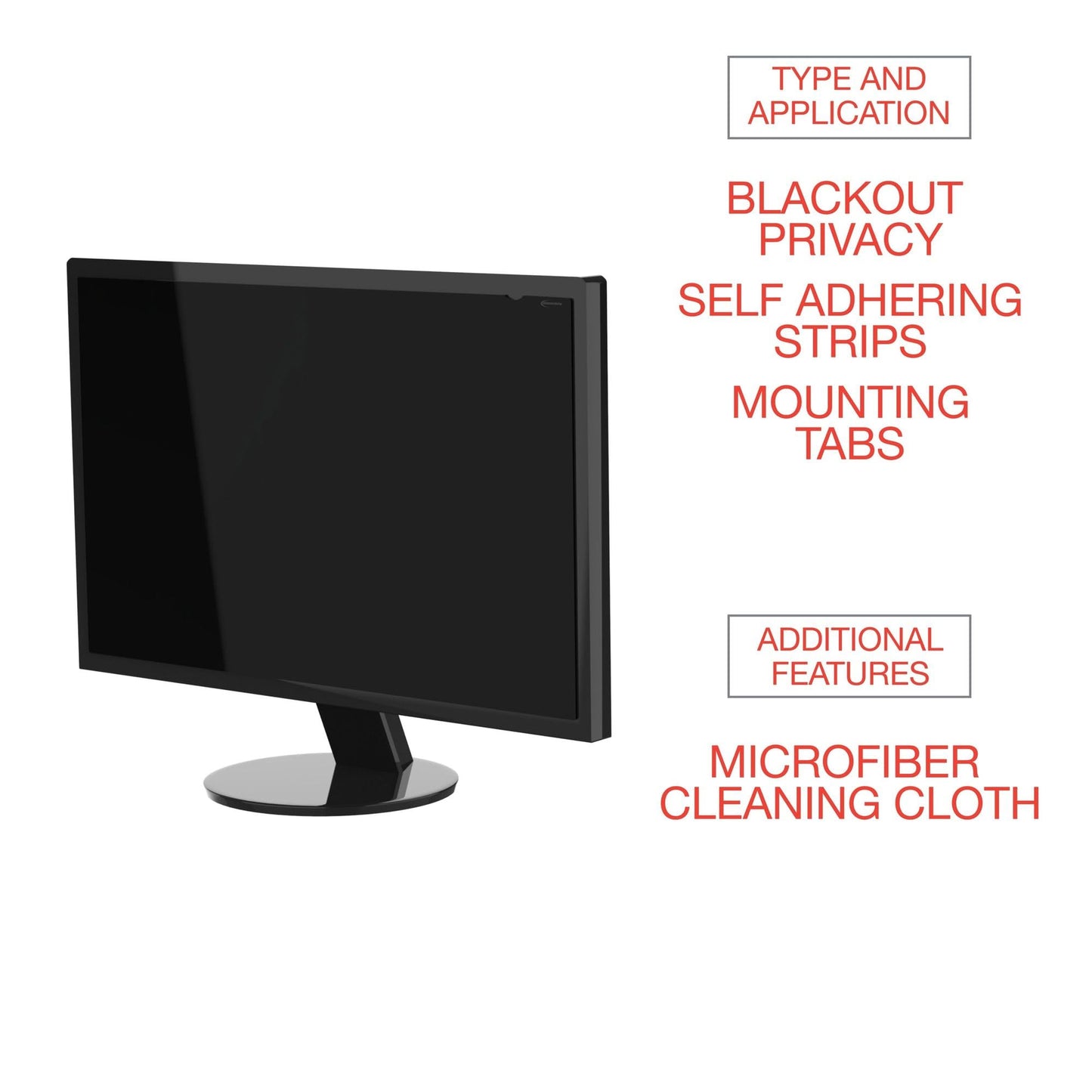 Innovera Blackout Privacy Filter for 30" Widescreen Flat Panel Monitor, 16:10 Aspect Ratio