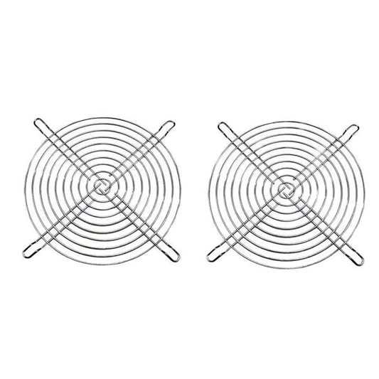 GDQLCNXB Metal 200mm PC Computer Fan Grill Mounting Finger Guard Protection Cover,Pack of 2