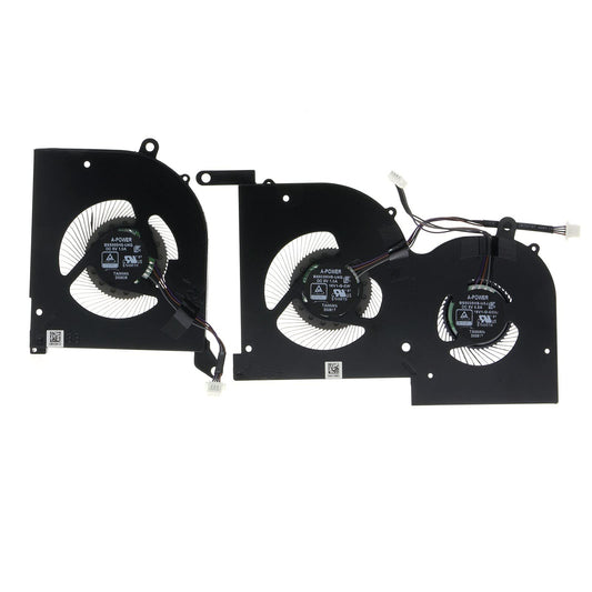 Replacement CPU+GPU Cooling Fan for MSI GS66 WS66 Stealth 10SD 10SE 10SF 10SFS 10SGS MS-16V1 BS5005HS-U4Q BS5005HS-U4J 16V1-G-CW 16V1-G-CCW