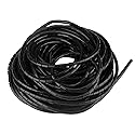 Zangboer Spiral Cable Wrap, 23ft-1/2 inch, Black