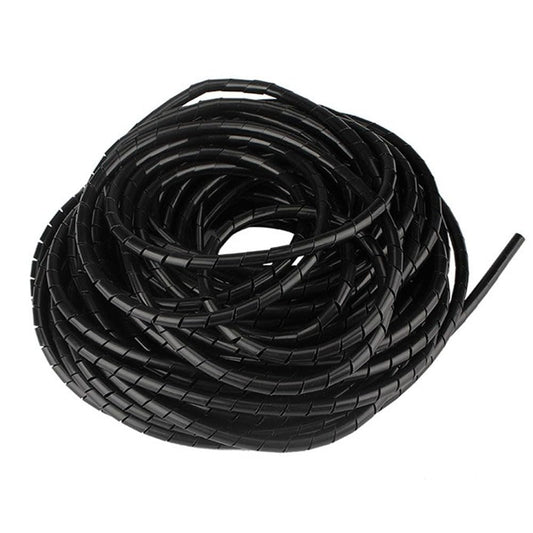 Zangboer Spiral Cable Wrap, 23ft-1/2 inch, Black