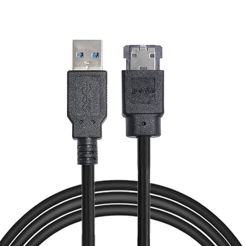cablecc USB 3.0 to Power Over eSATA DC5V Adapter USB2.0 to HDD/SSD/ODD eSATAp Converter