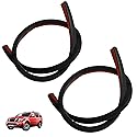 IWIWE Universal Car Wire Hider 3.28 Ft with Adhesive Backing for Hide Wires for Roof Rack Light Bar?Wires to Secure The Car Recorder(Black,2Pack,Total