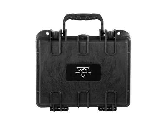 Monoprice Weatherproof/Shockproof Hard Case - IP67, Customizable Foam, 10" x 8" x 4", Black - Pure Outdoor Collection