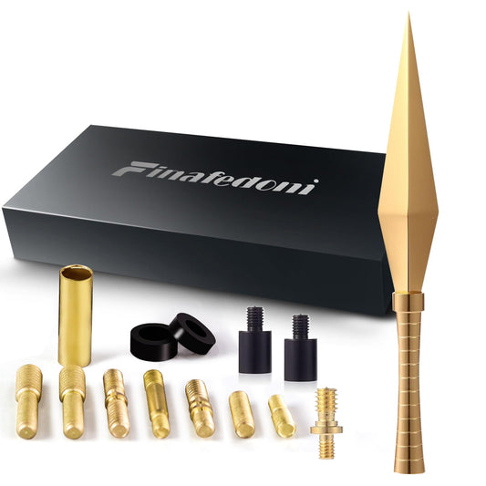 Car Truck Antenna Truck Accessories Silverado 1500 F150 F250 F350 Ram 1500 GMC Sierra 1500 Ranger Short Replacement Antena Custom-Made Styles (Gold)