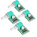 Digital Audio Amplifier Board PAM8403, 5V DC, 3W x 2 Output, Mini Size 3.5 x 3cm, 4 Pack