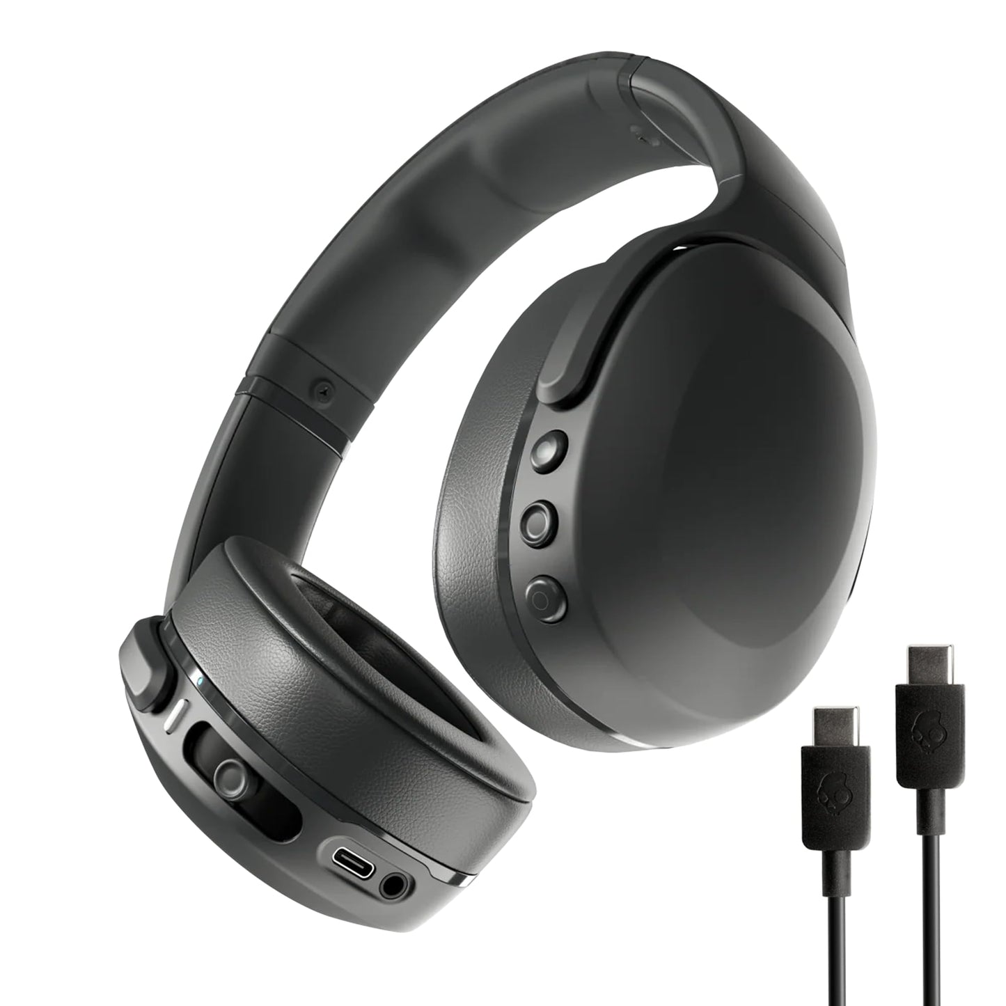 Skullcandy Crusher Evo Wireless Bluetooth Headphones with Extra USB-C Charging Cable, Multi-Sensory Bass, Noise Isolating Over-Ear Fit, 40 Hours…