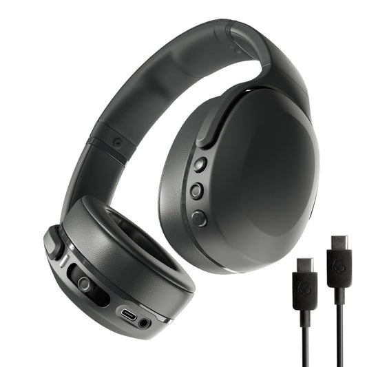 Skullcandy Crusher Evo Wireless Bluetooth Headphones with Extra USB-C Charging Cable, Multi-Sensory Bass, Noise Isolating Over-Ear Fit, 40 Hours…