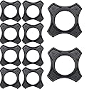 10 Pcs Rubber Microphone Anti-roll, Anti-Fall and Anti-Slip Sleeve, Microphone Protection Rings, Microphone Accessories, Black