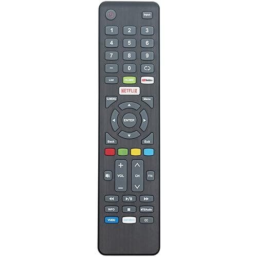 Replaced Remote Control Compatible with Element LCD LED TV E4SW5518 E4SFT5517 E4SFT5017