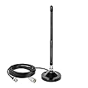 Bingfu Magnetic Base CB Antenna 27MHz with BNC & PL259 Male Connector for Cobra Midland Uniden Maxon President Handheld Portable CB Radio, Mobile