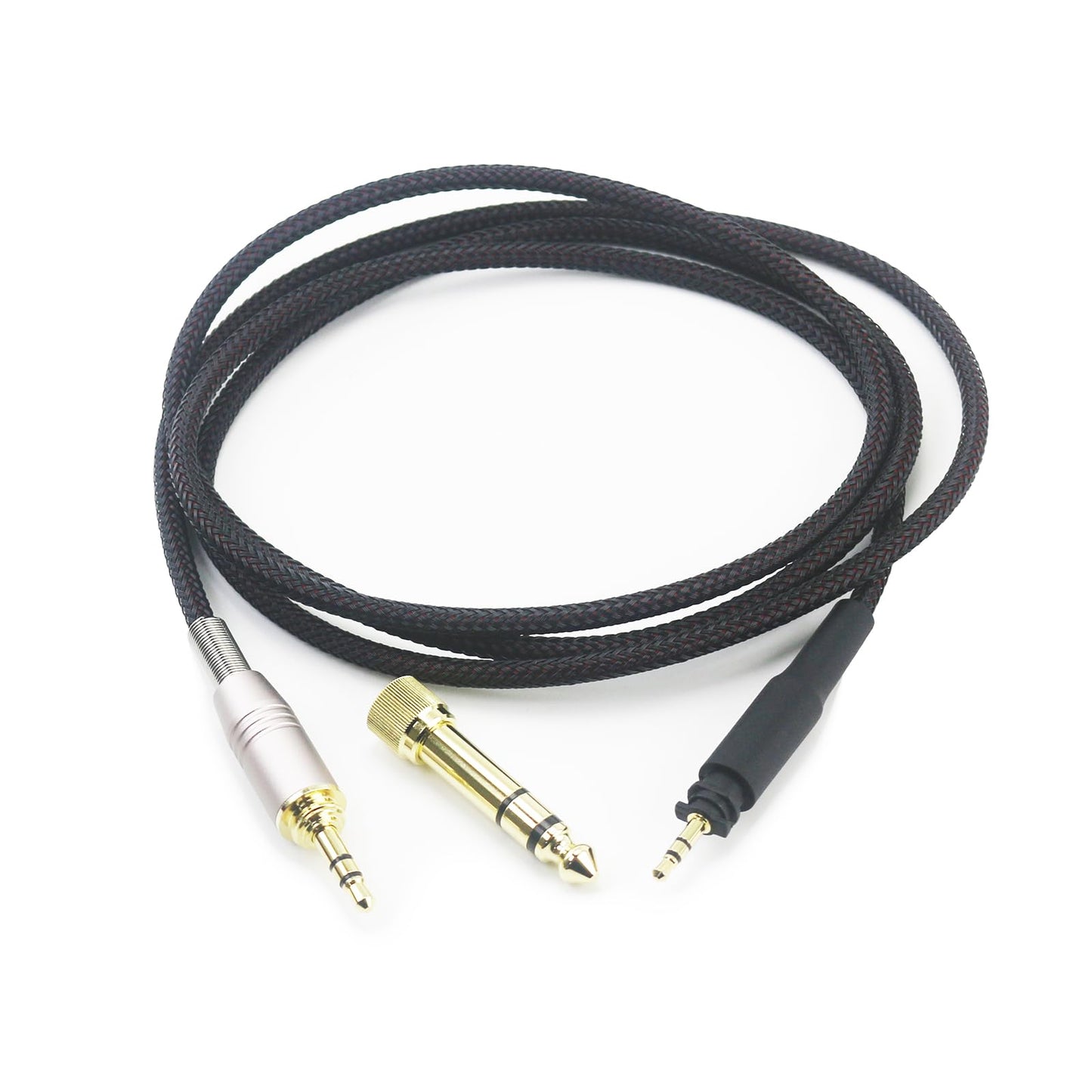 NEW NEOMUSICIA Replacement Cable for SHURE SRH840 SRH940 SRH440 SRH750DJ Headphones Braided Wire Audio Upgrade HiFi Stereo Cord 150cm/4.5ft