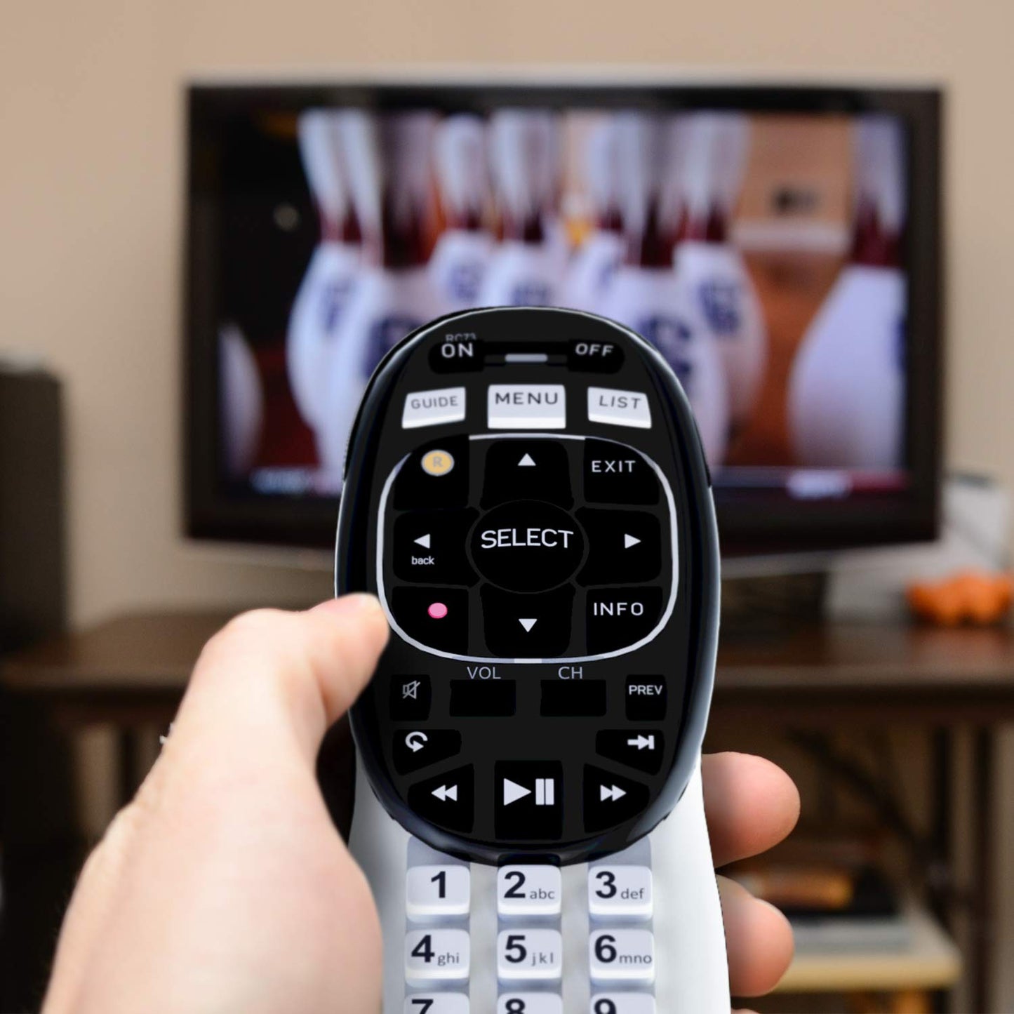 Cerepros RC73 Remote Control Replaces RC71 RC72 for Directv AT&T HR20 HR21 HR34 HR44 HR54 DVR Satellite Dish Receiver
