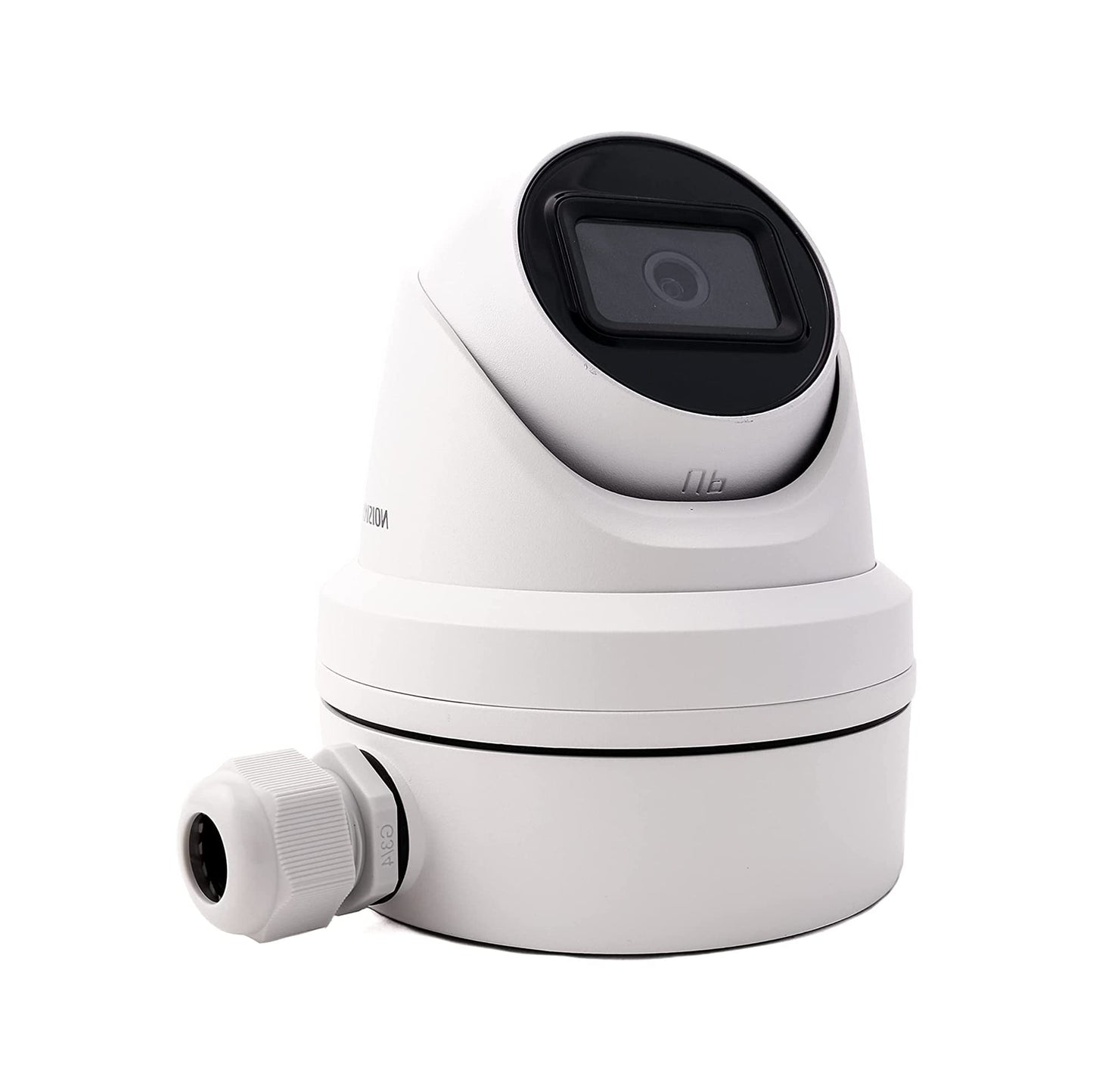DS-1280ZJ-DM21 CB140PT Conduit Base, Junction Box Compatibale with Dome Cameras, White, Pack of 1