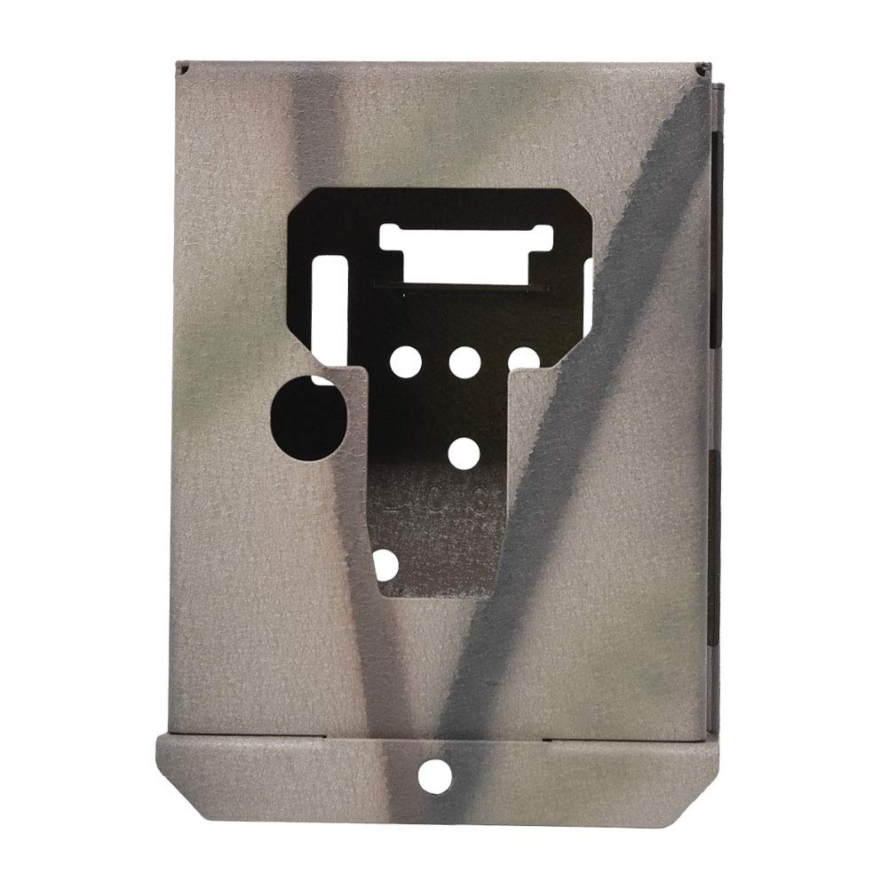 CAMLOCKBOX Theft-Deterrent Powder-Coated Steel Security Box Compatible with Covert Code Black LTE Wireless Scouting Game Cameras (60120)