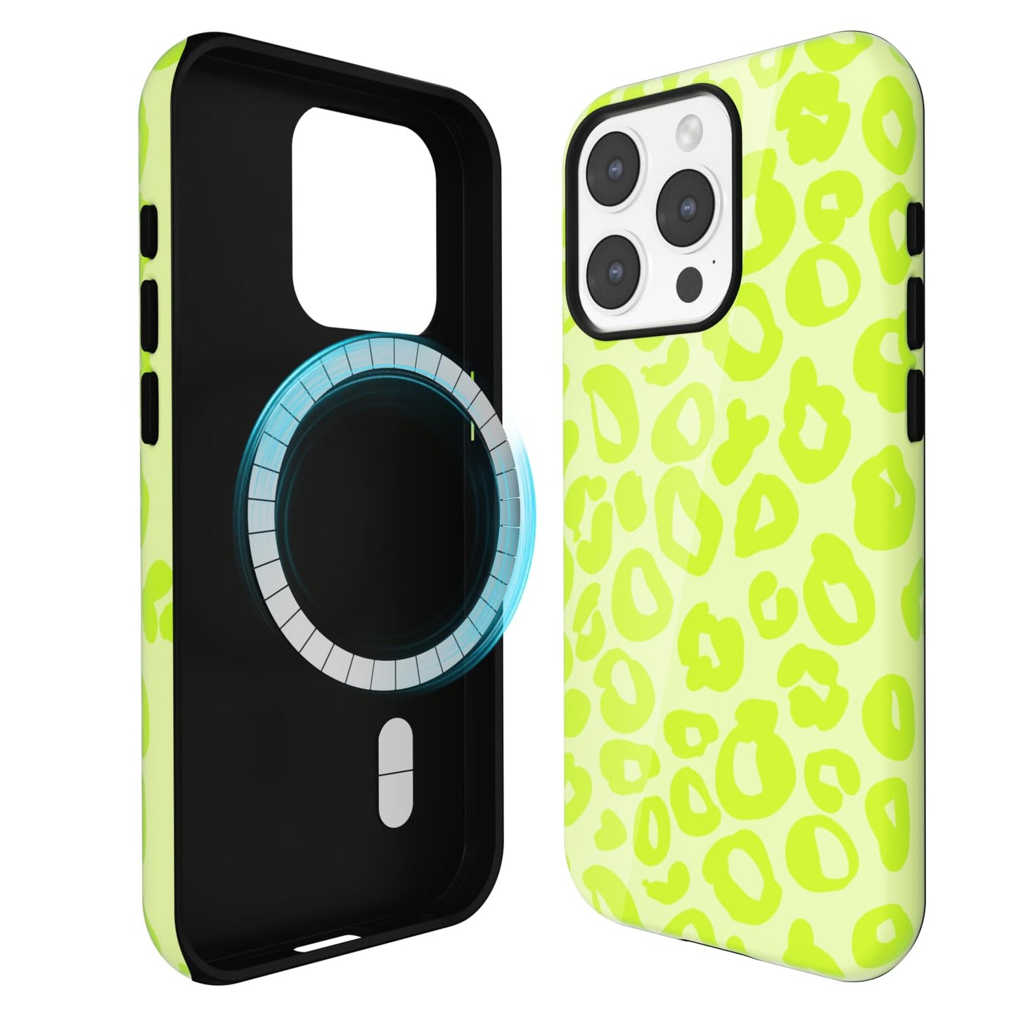 Svanove for iPhone 13/14 Case Cheetah Print, Compatible with Magsafe Magnetic Leopard Phone Case, Girly Cute Trendy Retro Animal Print Aesthetic