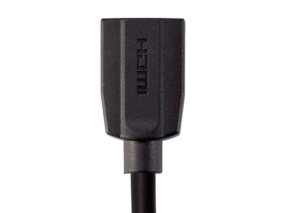 Monoprice High Speed HDMI Extension Cable - 48Gbps, Ultra 8K, Dynamic HDR, eARC, 1 Feet, Black - DynamicView Series