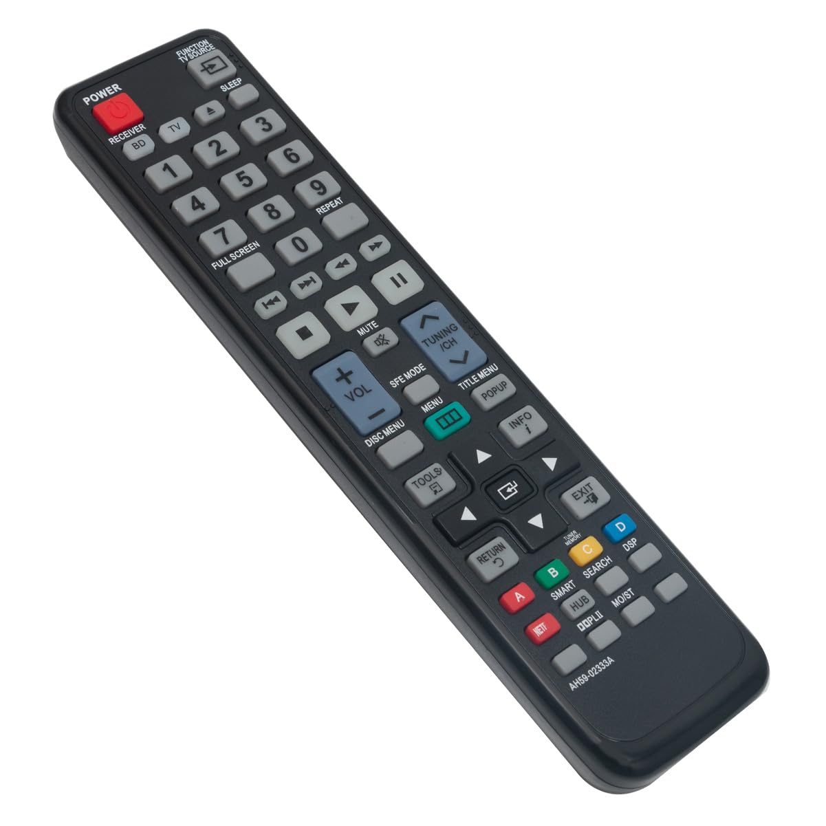 AH59-02333A Replace Remote Applicable for Samsung HT-D4500 HT-D5100 HT-D5130 HT-D5300 HT-D5210C HT-D4500/ZA HT-D5100/ZA HT-D5300/ZA HTD4500 HTD5100