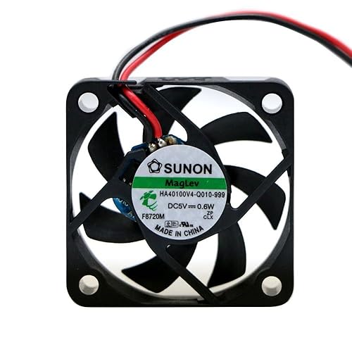 Sunon 5V 40mm x10mm fan with only 18.2 dBA Fan 5.3CFM