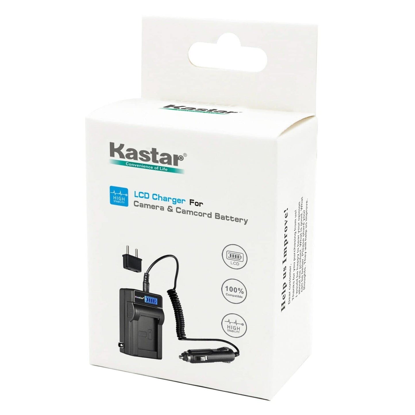 Kastar NP-45 LCD AC Battery Charger Compatible with Fujifilm FinePix XP130, FinePix XP140, FinePix Z10fd Z20fd, FinePix Z30 Z31 Z33WP Z35 Z37, FinePix