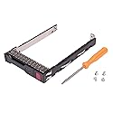 2.5" SFF SAS SATA SSD Hard Drive Carrier Tray Caddy 651687-001 651699-001 for HP Proliant ML350 DL360p DL380P DL160 Gen8 G8 Gen9 G9 with 4 Mounting
